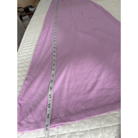 NWOT Victoria's Secret Long Sleeve Ribbed Modal Bodycon Maxi Dress Lilac S/P - Picture 9 of 9
